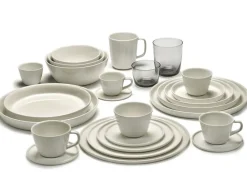 Cena plate low S 18 cm, Ivory