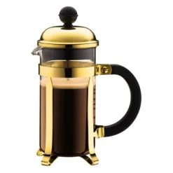 Chambord coffee press gold, 3 koppar