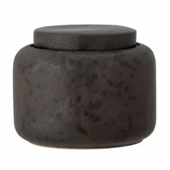 Chau can with lid 11x13.5 cm, Stoneware