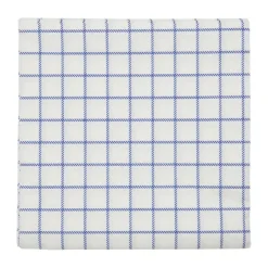 Check napkins 20x20 cm, Blue
