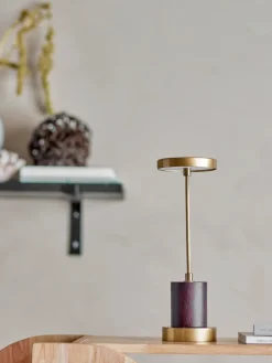 Chico portable table lamp Ø10x30 cm, Brass