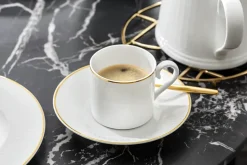 Château Septfontaines coffee saucer Ø15.5 cm, White-gold