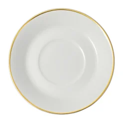 Château Septfontaines espresso saucer Ø12.5 cm, White-gold