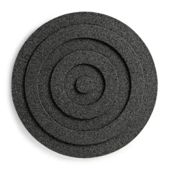 Circle round trivet Ø20 cm, Black