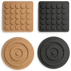 Circle round trivet Ø20 cm, Black