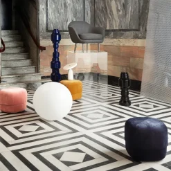 Circus pouf, dark blue