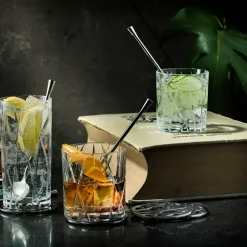 City coaster 4-pack, Stainless steel