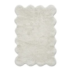 Clam bathroom mat 60x90 cm, White