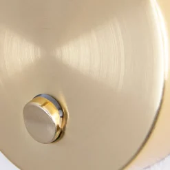 Clark 1 wall lamp, Black-brushed brass
