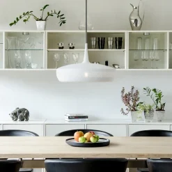 Clava Dine ceiling lamp Ø43 cm, matte white