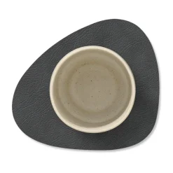 Cloud-Nupo coaster reversible curve 1 pcs, anthracite-pastel green