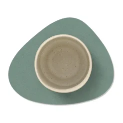 Cloud-Nupo coaster reversible curve 1 pcs, anthracite-pastel green