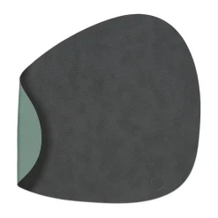 Cloud-Nupo placemat reversible curve L 1 pcs, anthracite-pastel green