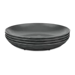 Club deep plate Ø22 cm 4-pack biocircular thermoplastic, Nature ash grey