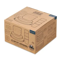Club Göteborg set 16 pieces biocirular thermoplastic, Multi