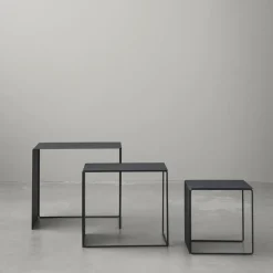 Cluster table 3-pack, Black