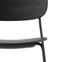 Co dining chair black legs, Black oak
