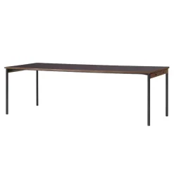 Co Table conference table 240x100cm, Black, laminate terra