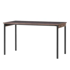 Co Table conference table 140x70cm, Black, laminate terra
