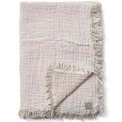 Collect cotton throw SC33 260x260 cm, cloud & milk (beige-white)