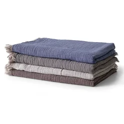 Collect cotton throw SC33 260x260 cm, cloud & milk (beige-white)