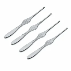 Colombina Fish seafood fork 4-pack, stainless steel