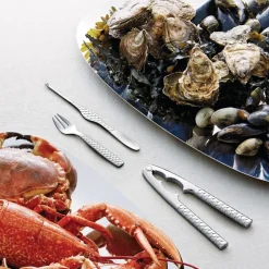 Colombina Fish seafood fork 4-pack, stainless steel