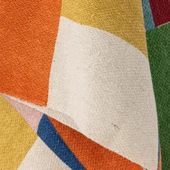 Colorine cotton throw 160x130 cm, Blue