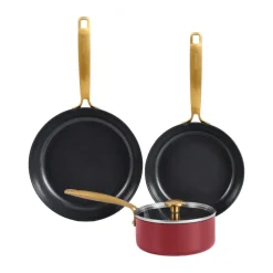 Combekk Element pot and frying pan set 4-piece, Bordeaux