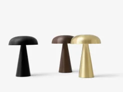 Como portable table lamp SC53, Brass