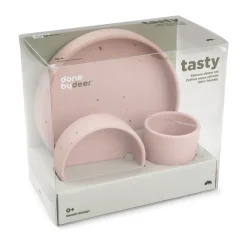 Confetti children's dinnerware set 3 pieces, Powder