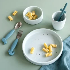 Confetti children's dinnerware set 3 pieces, Blue