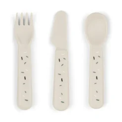 Confetti Foodie Cutlery Set 3 Pieces, Sand