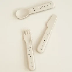 Confetti Foodie Cutlery Set 3 Pieces, Sand