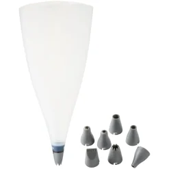 Cookie icing nozzle set, Transparent