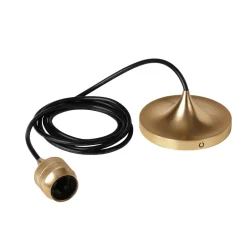 Cord Set Pro lamp suspension, Brushed brass