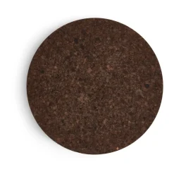 Cork trivet smoked, Ø19 cm
