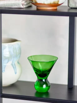 Corliss cocktail glass 4-pack, Green