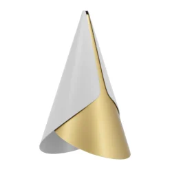Cornet lampshade, Nuance mist-brass