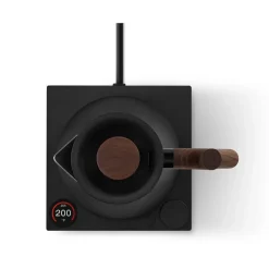 Corvo EKG Pro electric kettle 0.9 L, Matte black-walnut