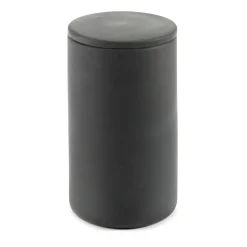 Cose storage jar with lid 7 cm, Dark grey