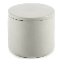 Cose storage jar with lid S low 7 cm, Beige