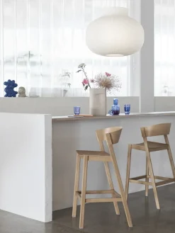Cover bar stool, Oak