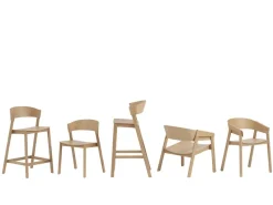 Cover bar stool, Oak