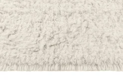 Cozy wool carpet natural white, 200x300 cm