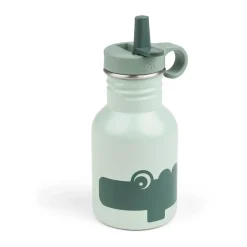 Croco steel bottle 35 cl, Green
