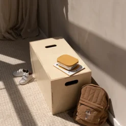 Cube Long storage box, Birch