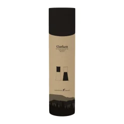 Cucumber salt and pepper grinder small 2 pieces, Black-brown