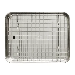 Culimat gastro container with cooling rack, 26.4x20.5x2.5cm