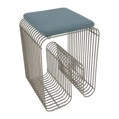 Curva seat cushion for Curva stool 27x32.5 cm, Dusty Blue
